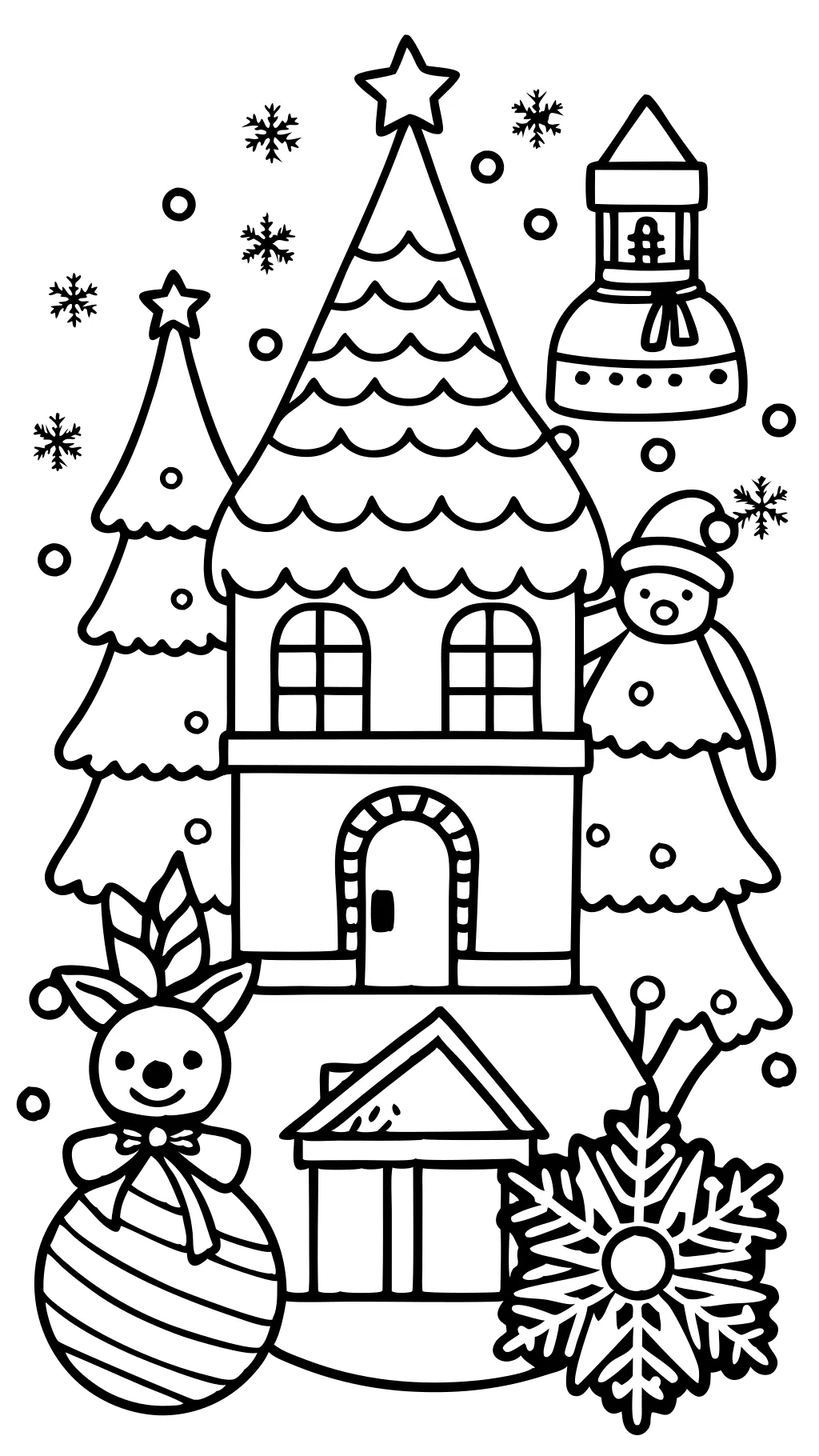 full christmas coloring pages